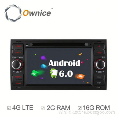 Ownice C500 2G Ram Car stereo for old Ford Focus Mondeo Galaxy Built in DVD 4G LTE support rear camera TPMS DAB DVR